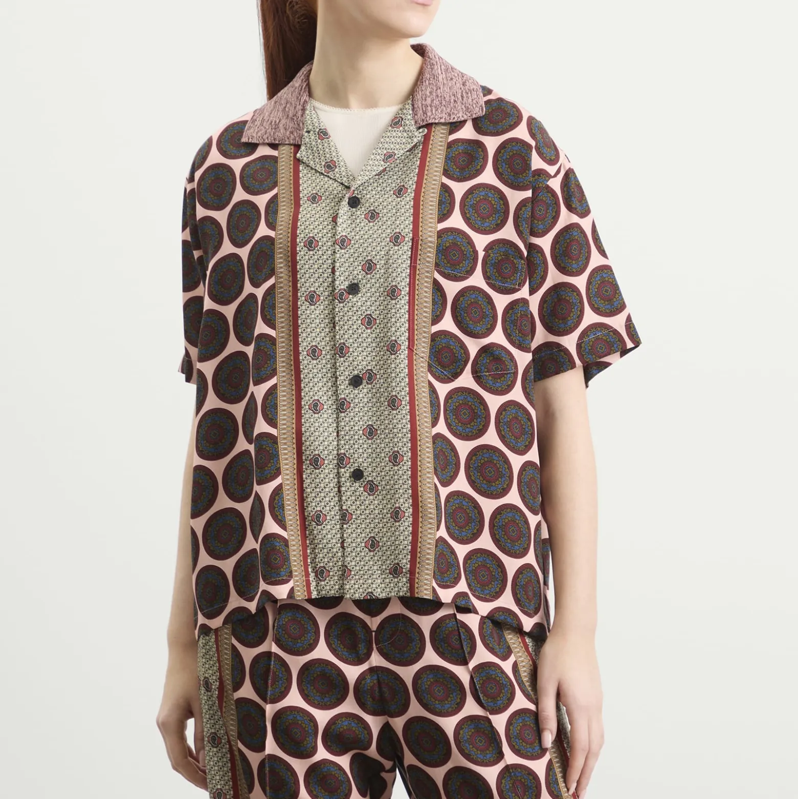 TOGA Inner Print Short Sleeve Shirt