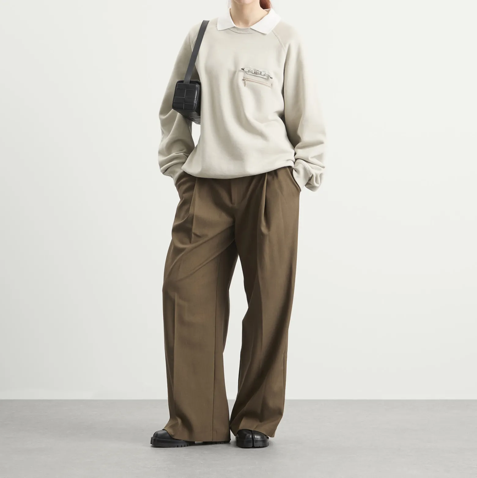 TOGA Polo Collar Sweatshirt