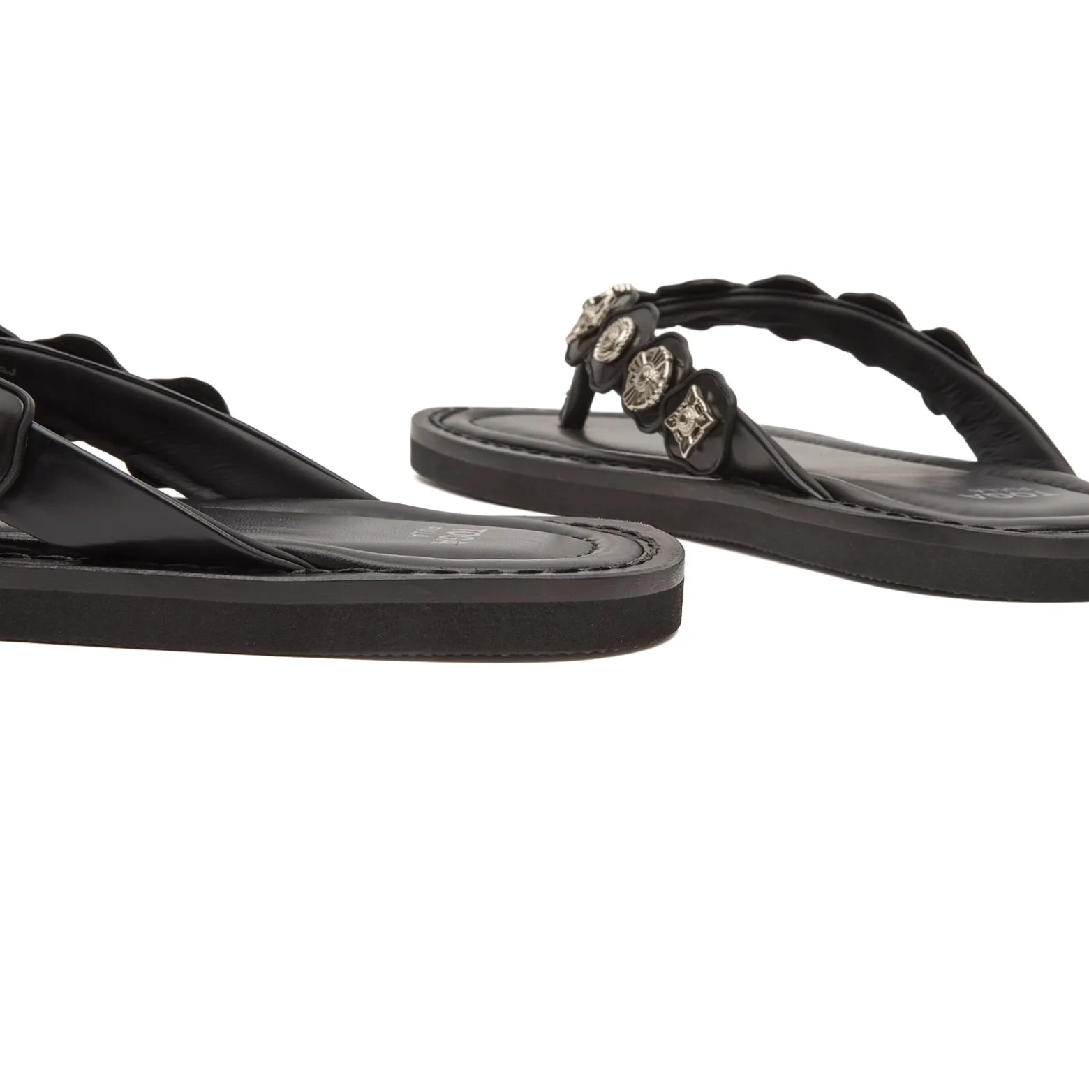 TOGA PULLA Leather Flip Flops