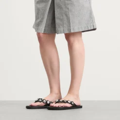 TOGA PULLA Leather Flip Flops