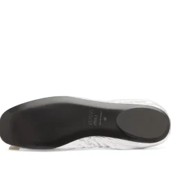 TOGA PULLA Metallic Leather Ballet Shoes