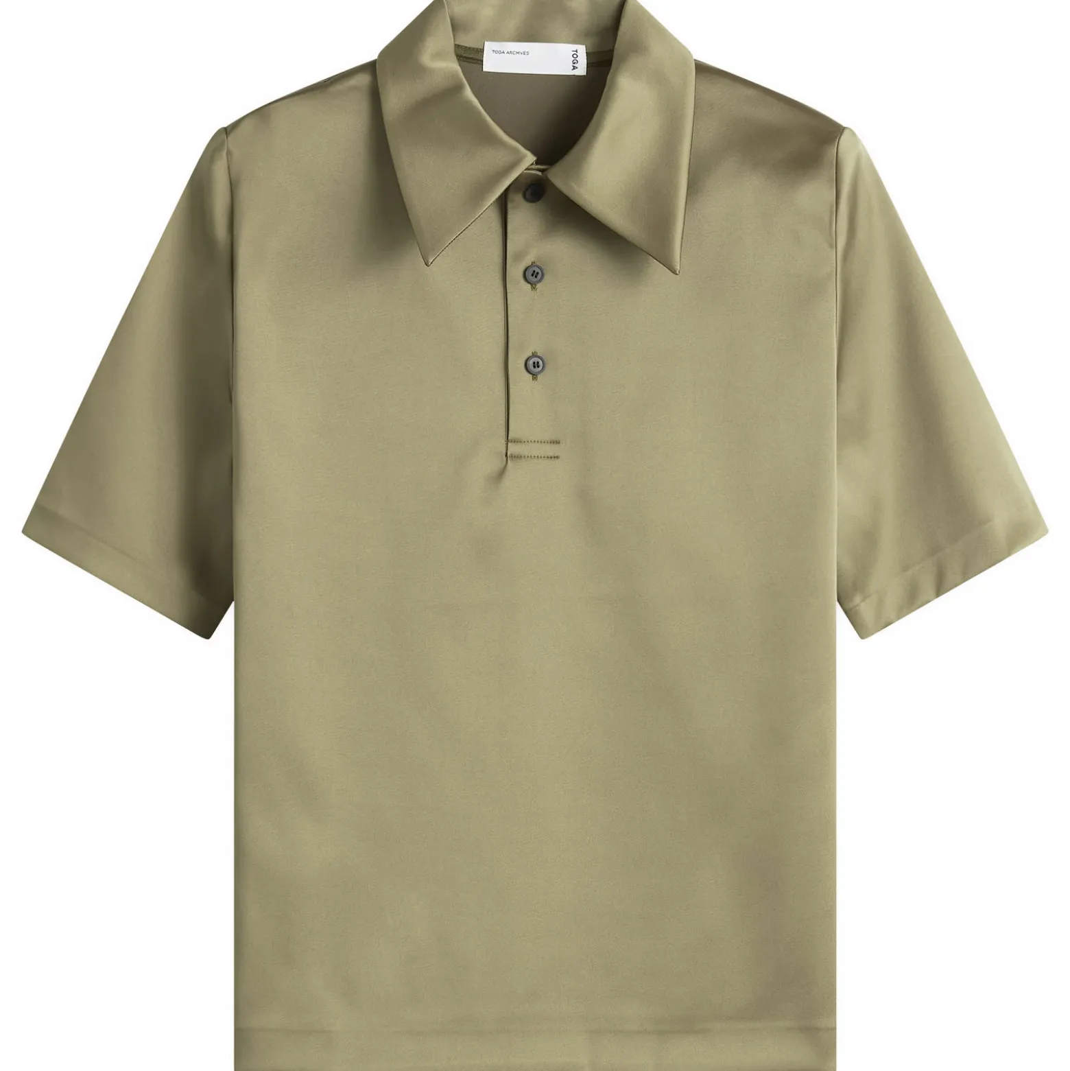 TOGA Satin Stretch Polo Shirt
