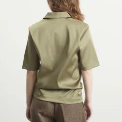 TOGA Satin Stretch Polo Shirt