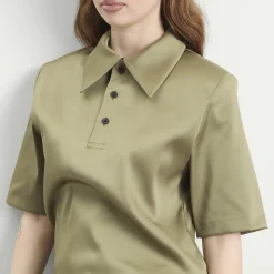 TOGA Satin Stretch Polo Shirt