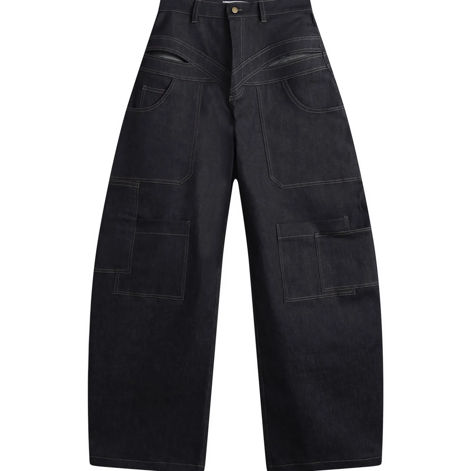 Tolu Coker Banana Pants In Denim