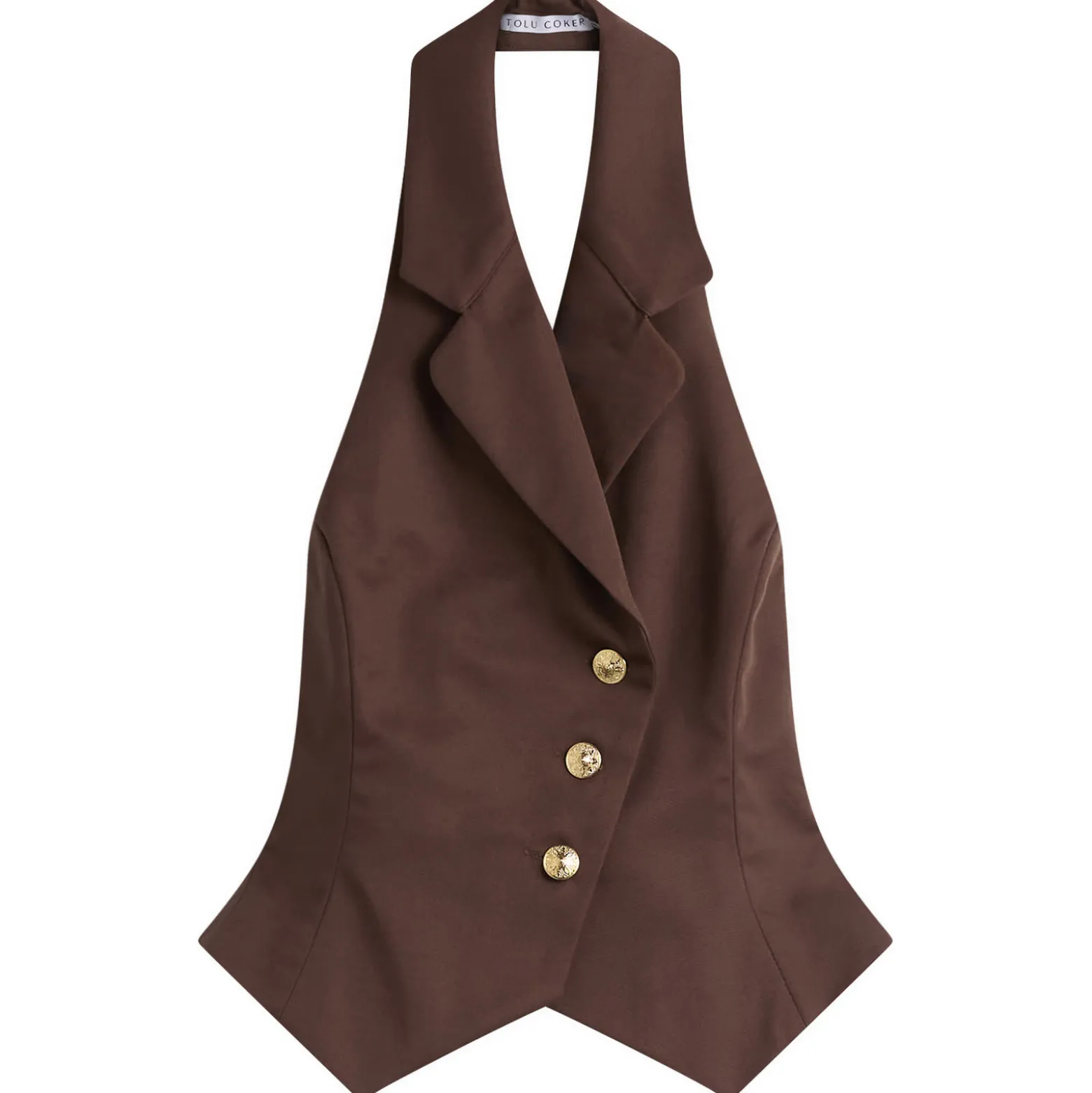 Tolu Coker Halter Waistcoat