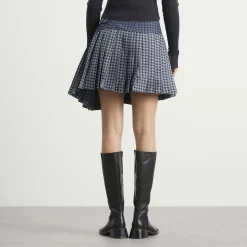 Tolu Coker Kilt Skirt Mini
