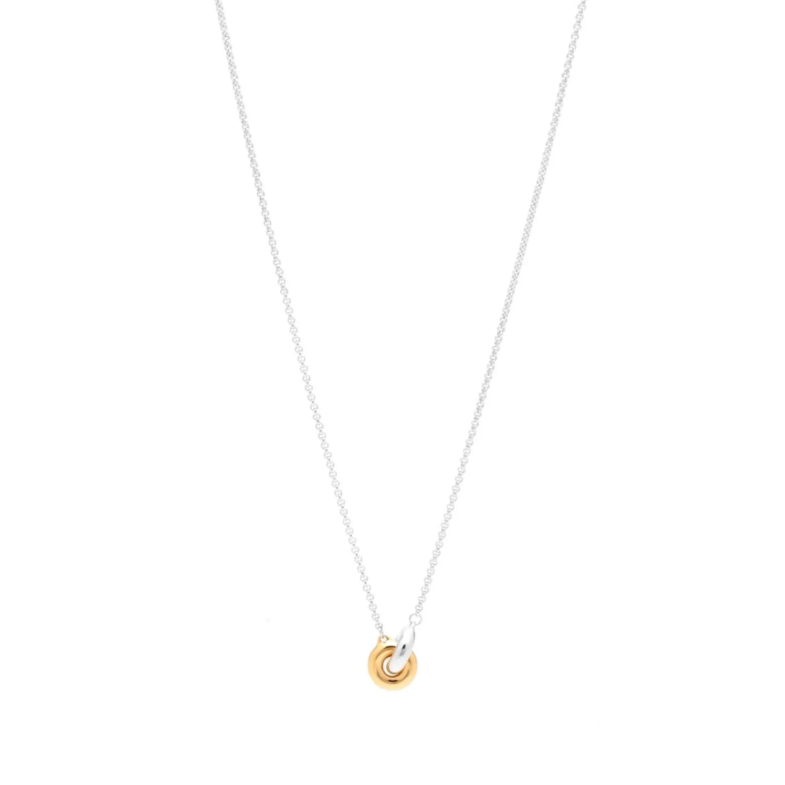 Tom Wood 20.5" Sphere Double Pendant Necklace