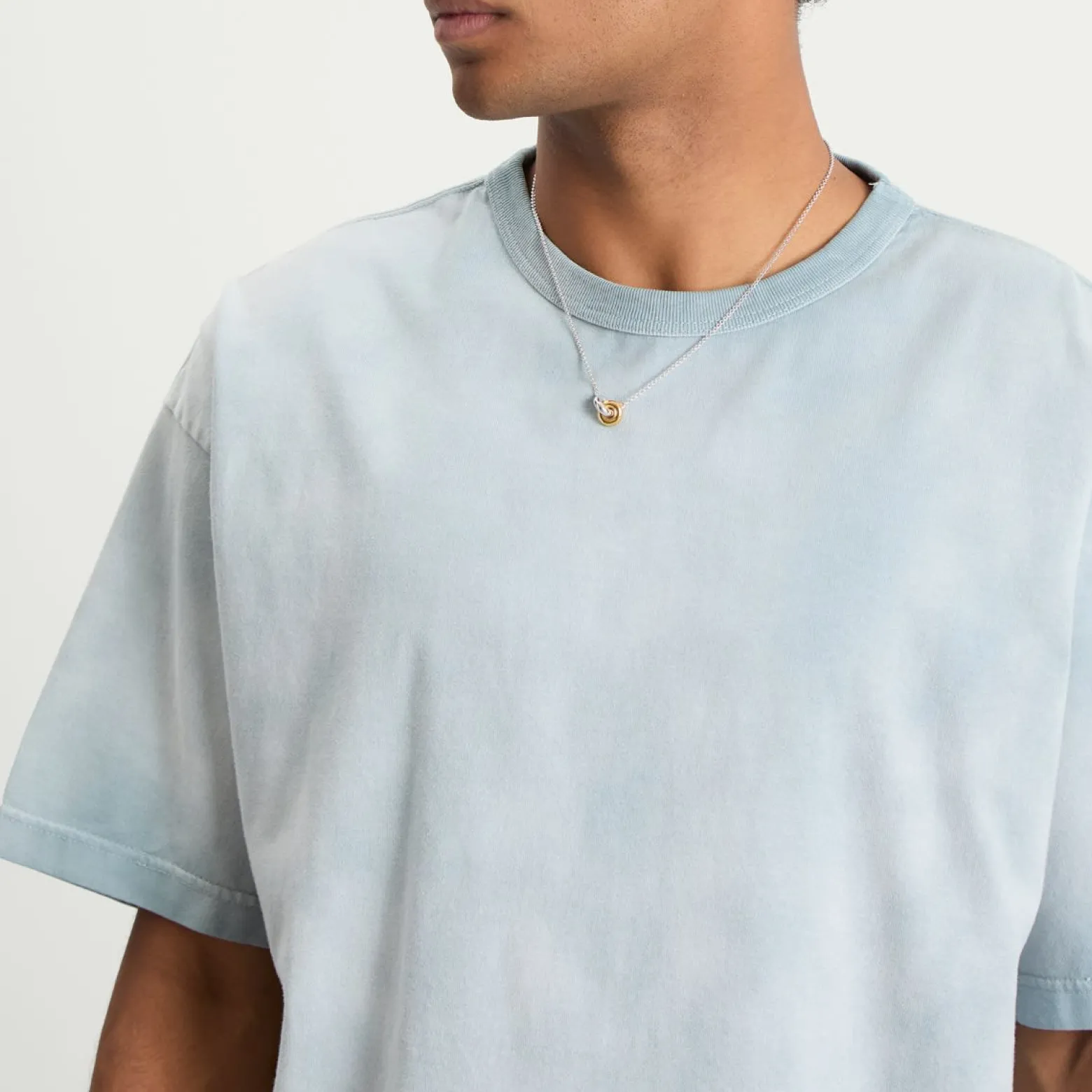Tom Wood 20.5" Sphere Double Pendant Necklace