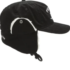 TwoJeys Heavy Silver Black Earflap Cap
