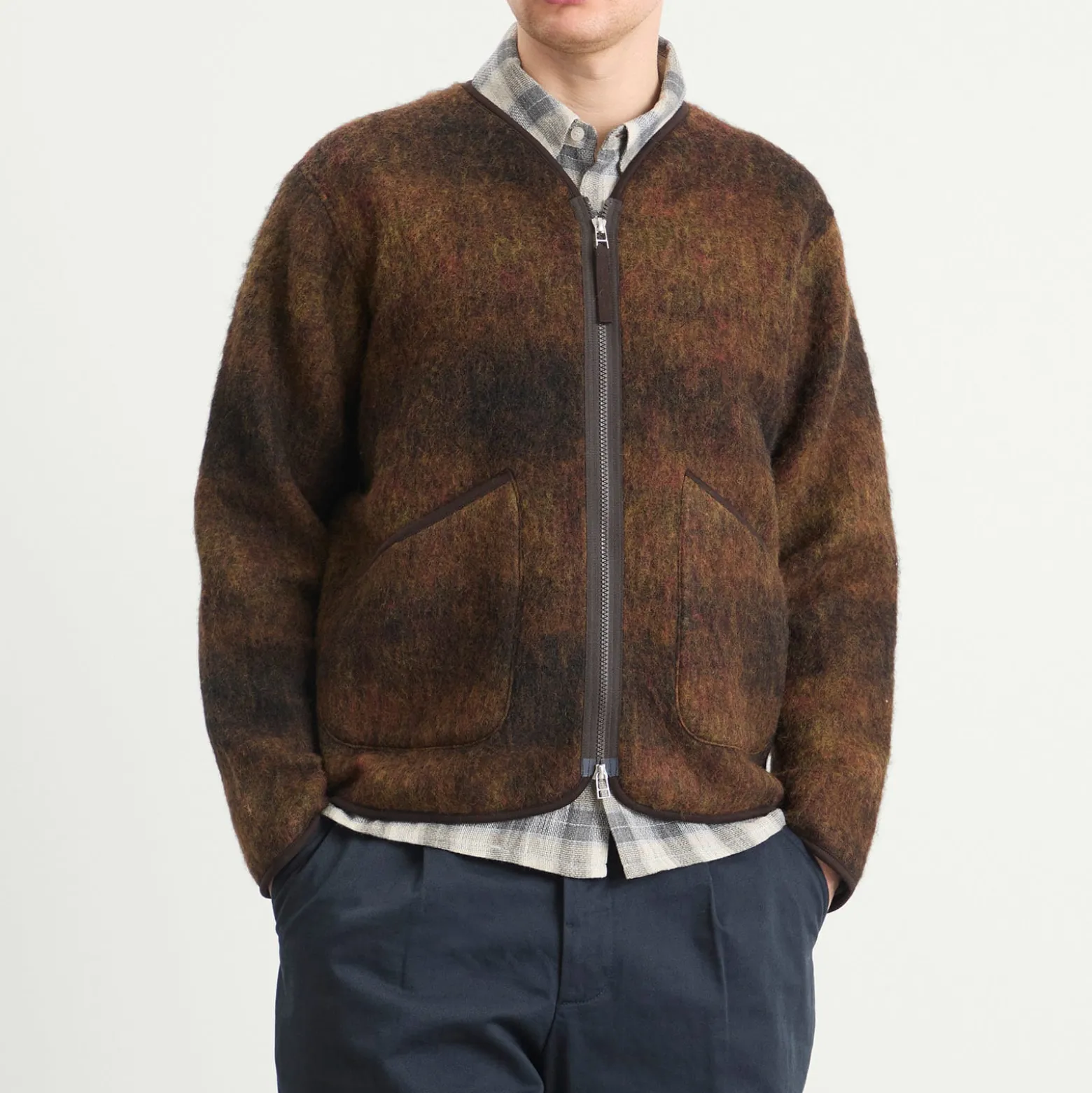 Universal Works Alps Fleece Zip Liner Jacket