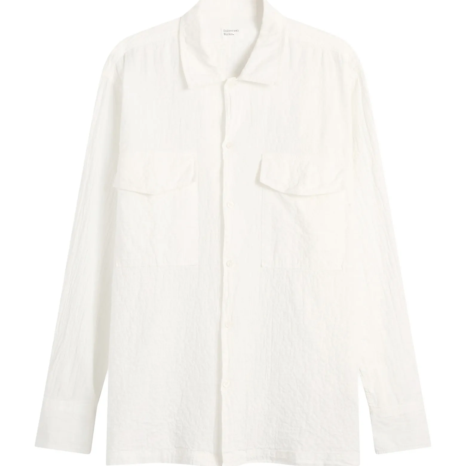 Universal Works Arten Seersucker Attendant Overshirt
