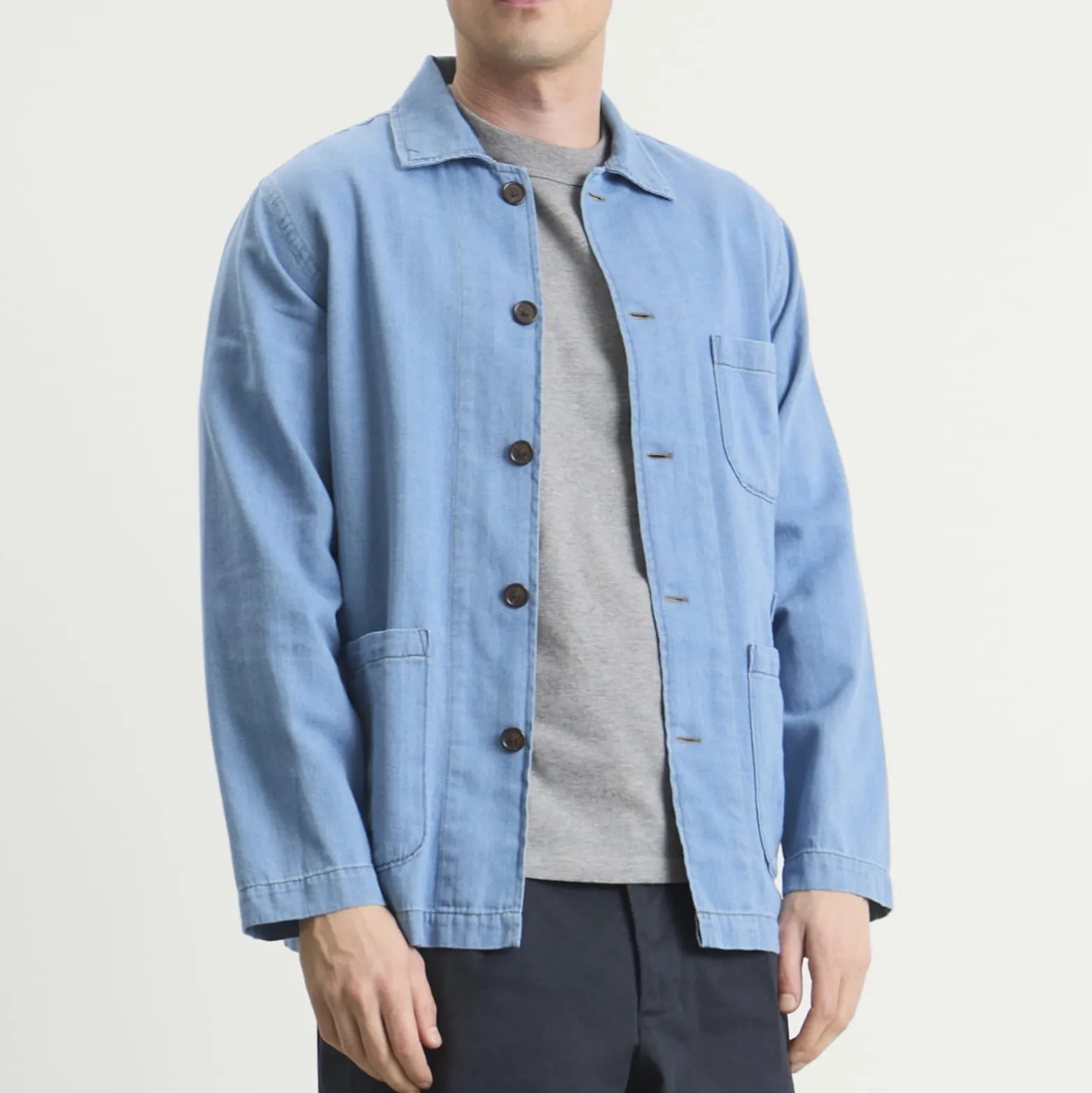 Universal Works Herringbone Bakers Overshirt