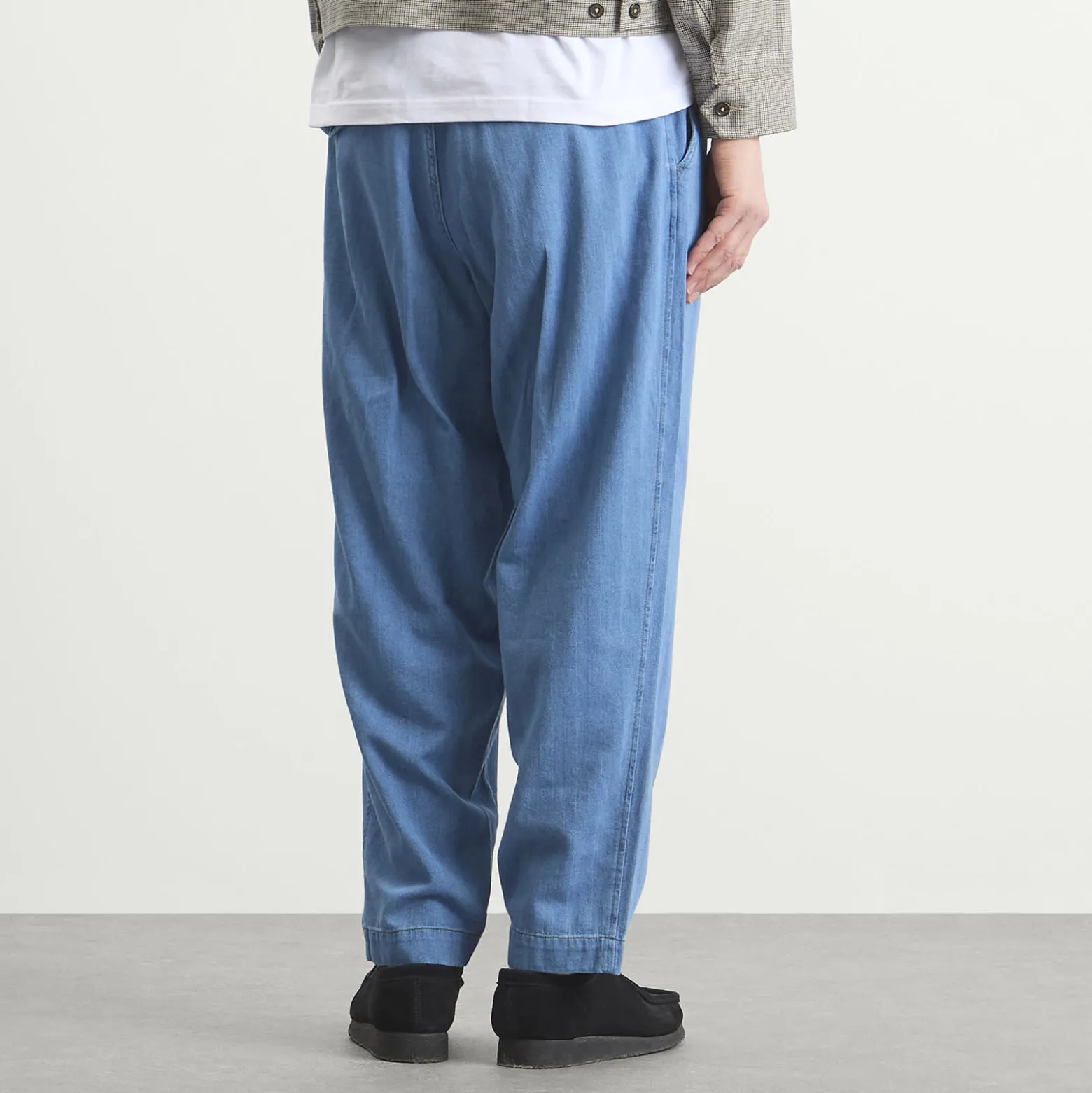 Universal Works Herringbone Rec. Pleated Track Pant