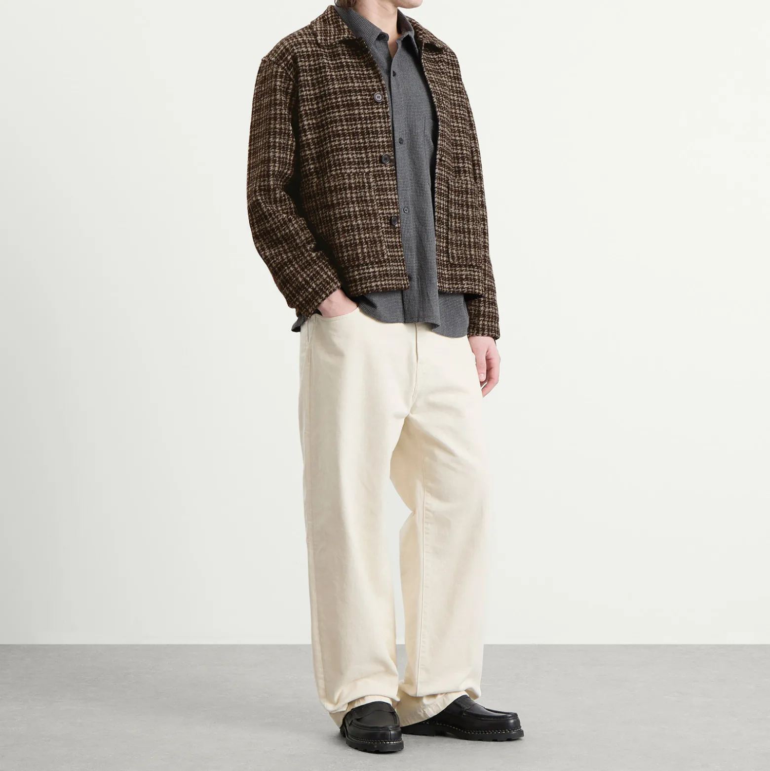 Universal Works Jacquard Knit Rams Jacket