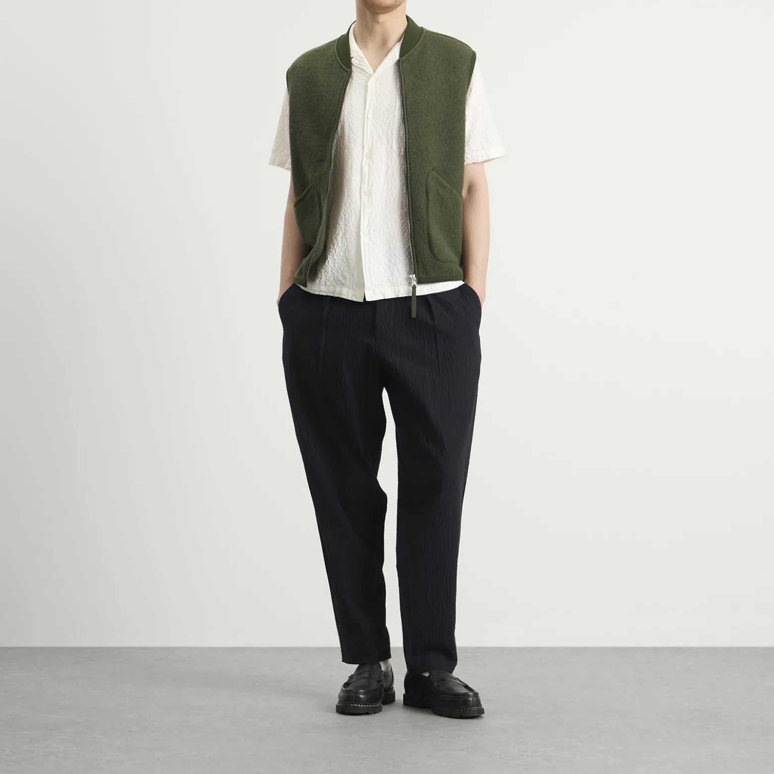 Universal Works Ospina Cotton Pleated Track Pant