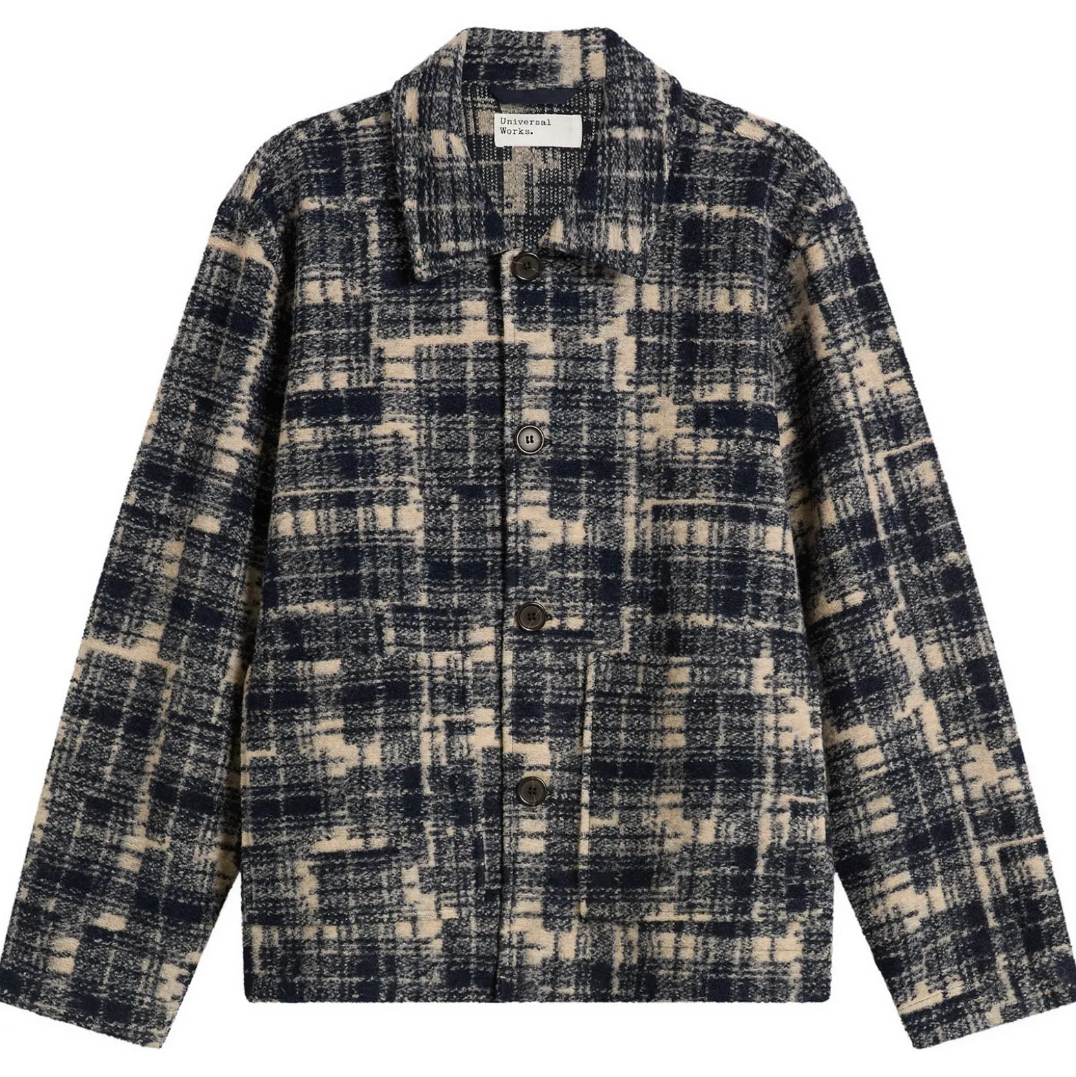 Universal Works Patch Check Fleece Rams Jacket