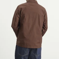 Universal Works Peached Poplin Bakers Overshirt