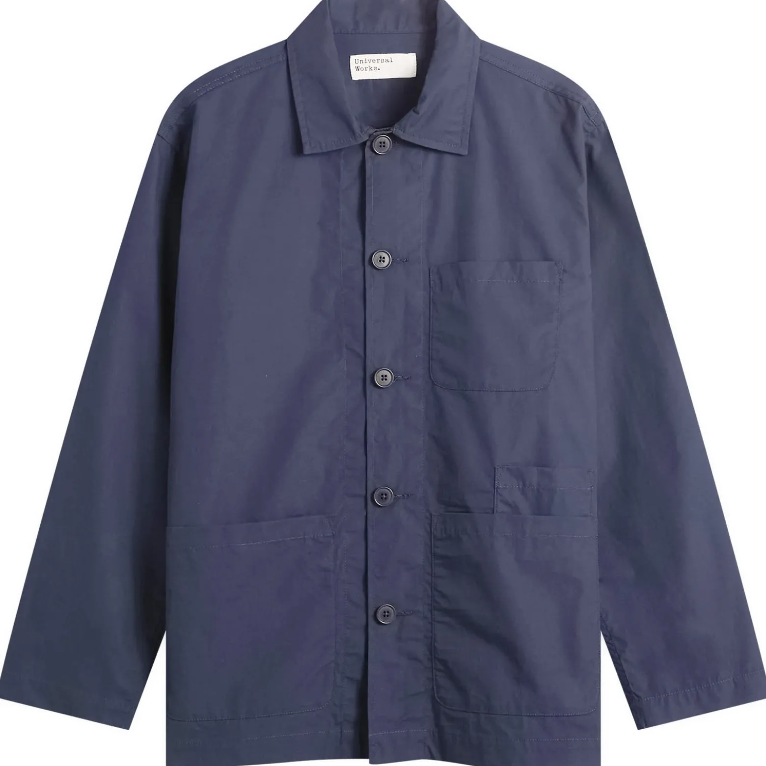 Universal Works Peached Poplin Bakers Overshirt