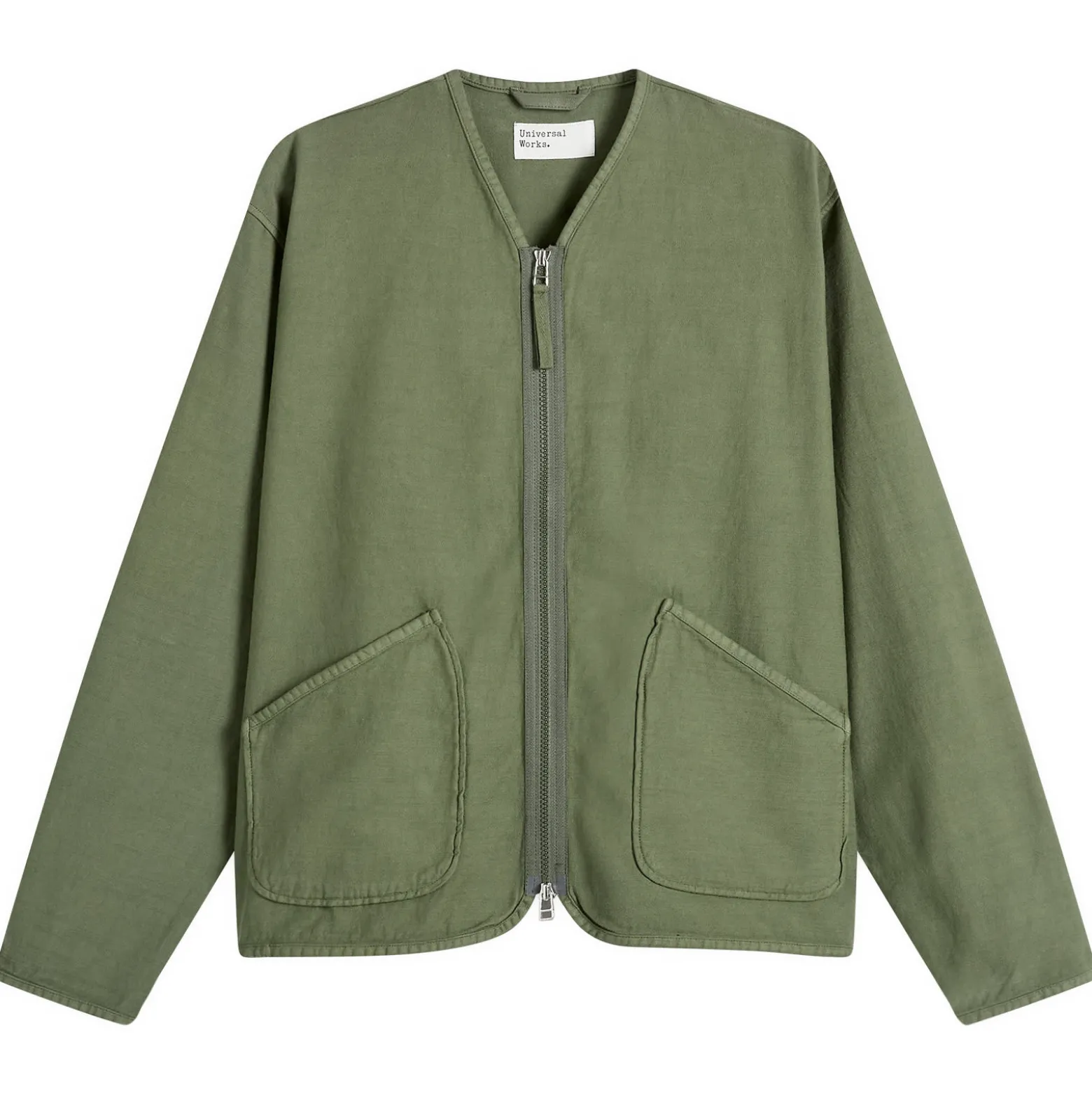 Universal Works Slub Sateen Zip Liner Jacket