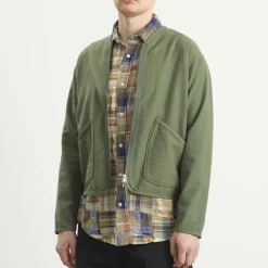Universal Works Slub Sateen Zip Liner Jacket