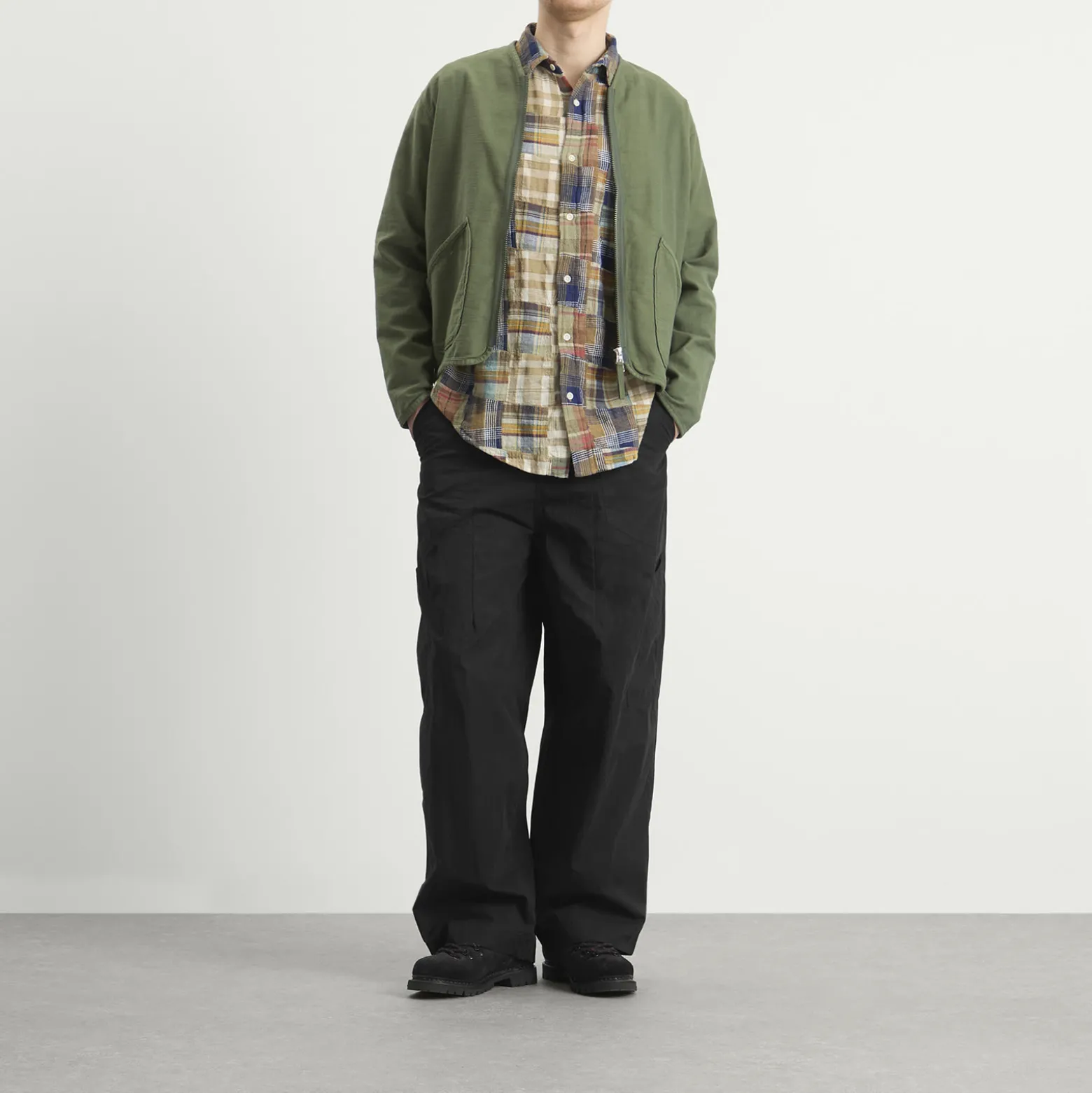 Universal Works Slub Sateen Zip Liner Jacket