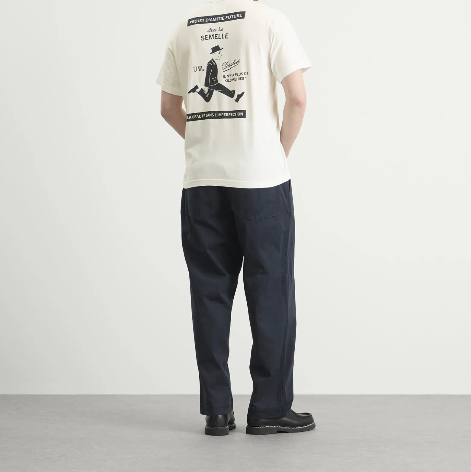 Universal Works x Paraboot Jersey Print Tee