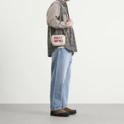 Unlikely Dry Goods Daily News Miniature Messenger Bag