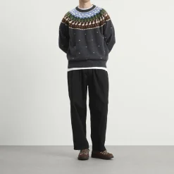 Unlikely Dry Goods Fair Isle Duck Knit Sweater