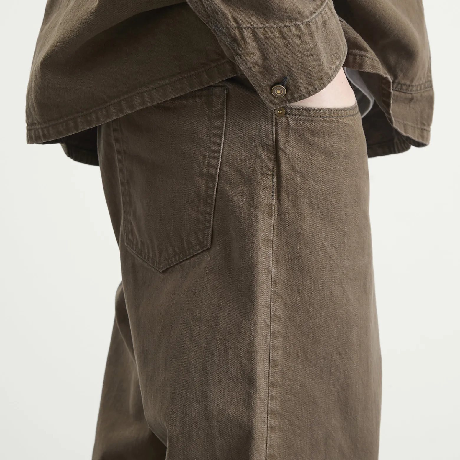 Unlikely Dry Goods Time Travel Wide Jeans