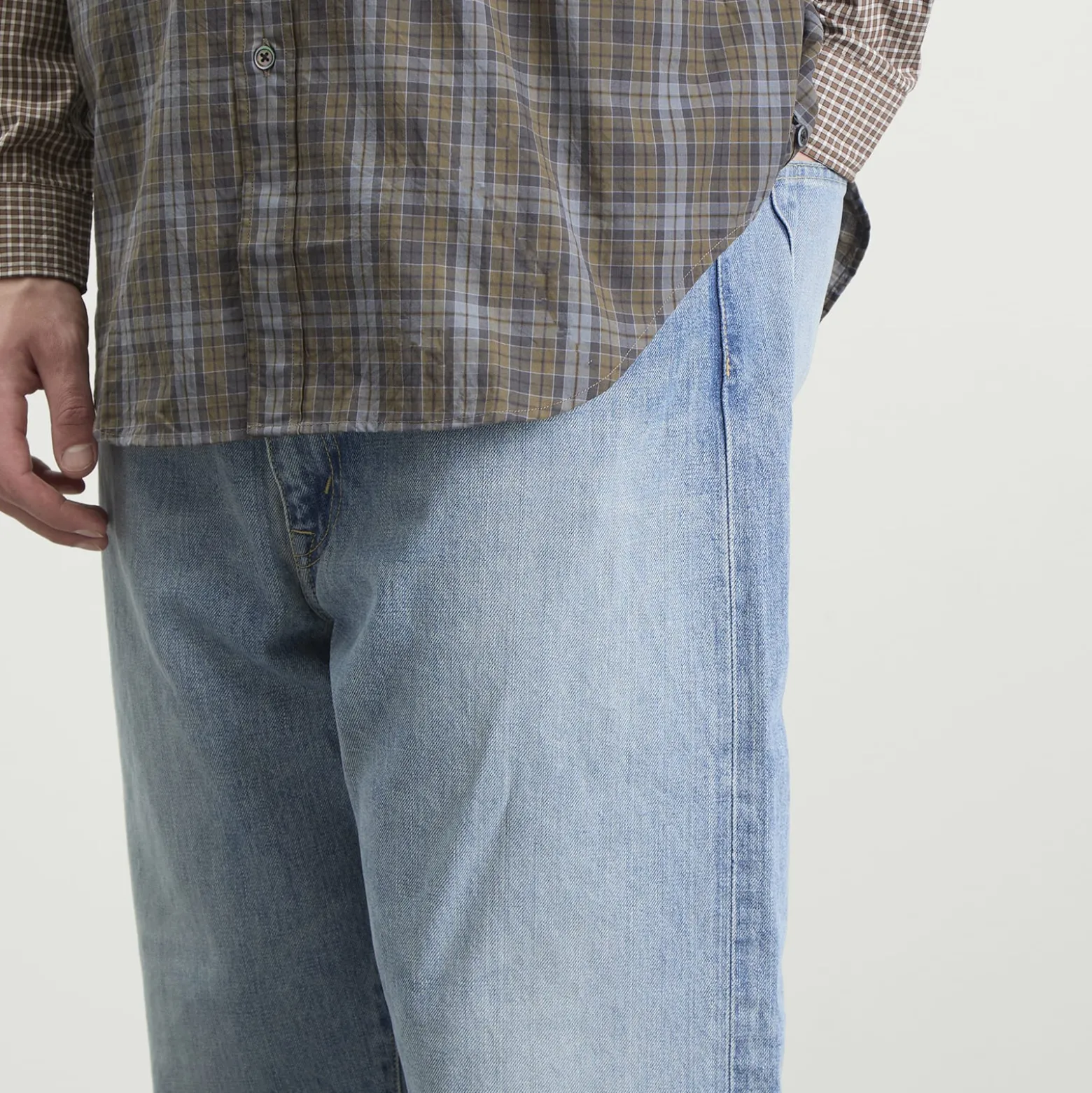 Unlikely Dry Goods Time Travel Wide Selvedge Jeans