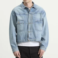 Unlikely Dry Goods Time Travel Denim Trucker Jacket
