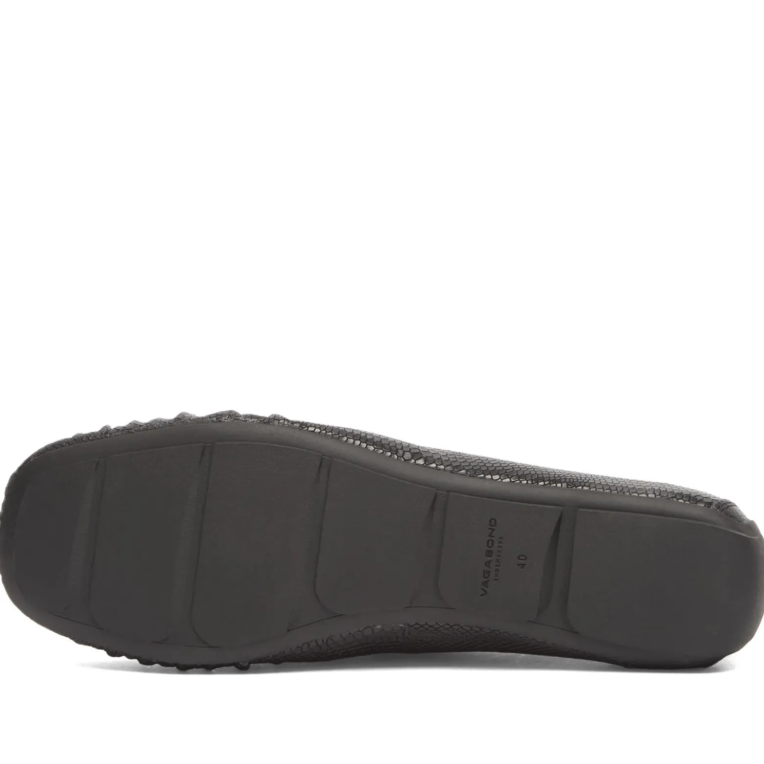 Vagabond Shoemakers Mika Embossed Leather Boat Shoe