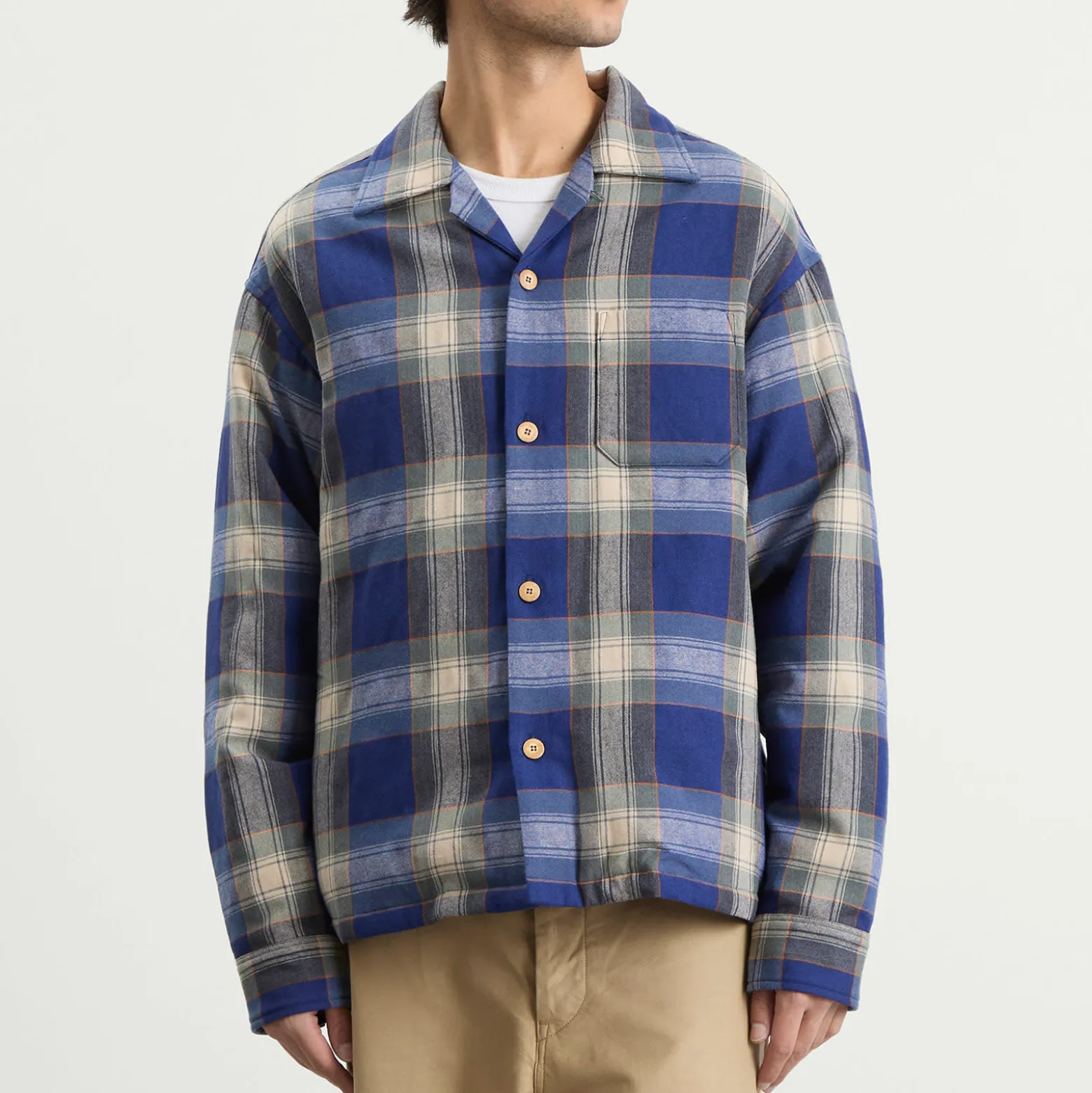 Visvim Keesey Check Down Shirt Jacket