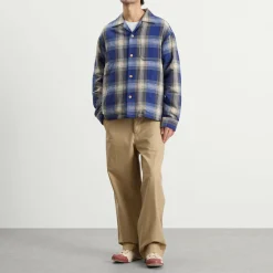Visvim Keesey Check Down Shirt Jacket