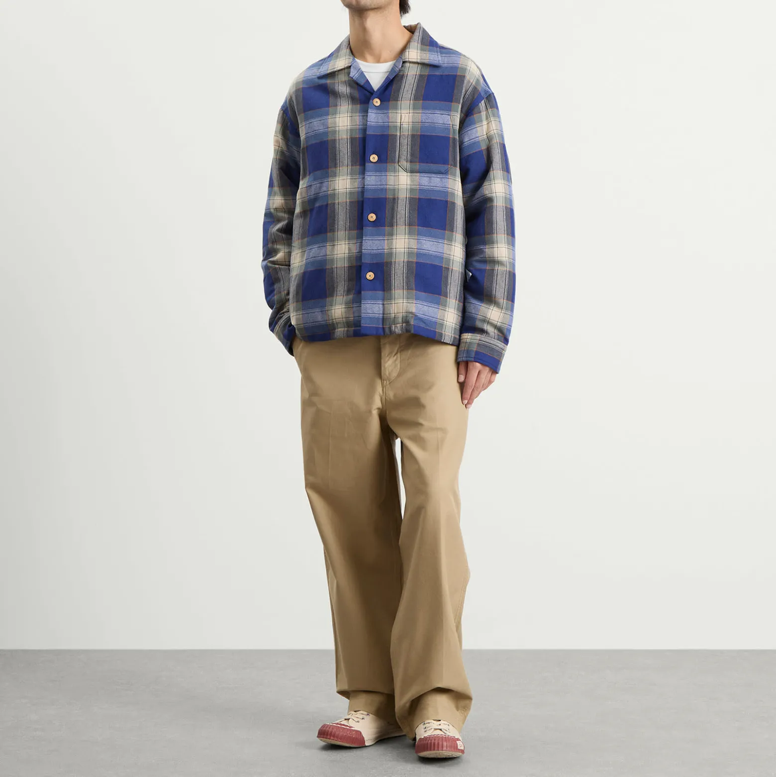 Visvim Keesey Check Down Shirt Jacket