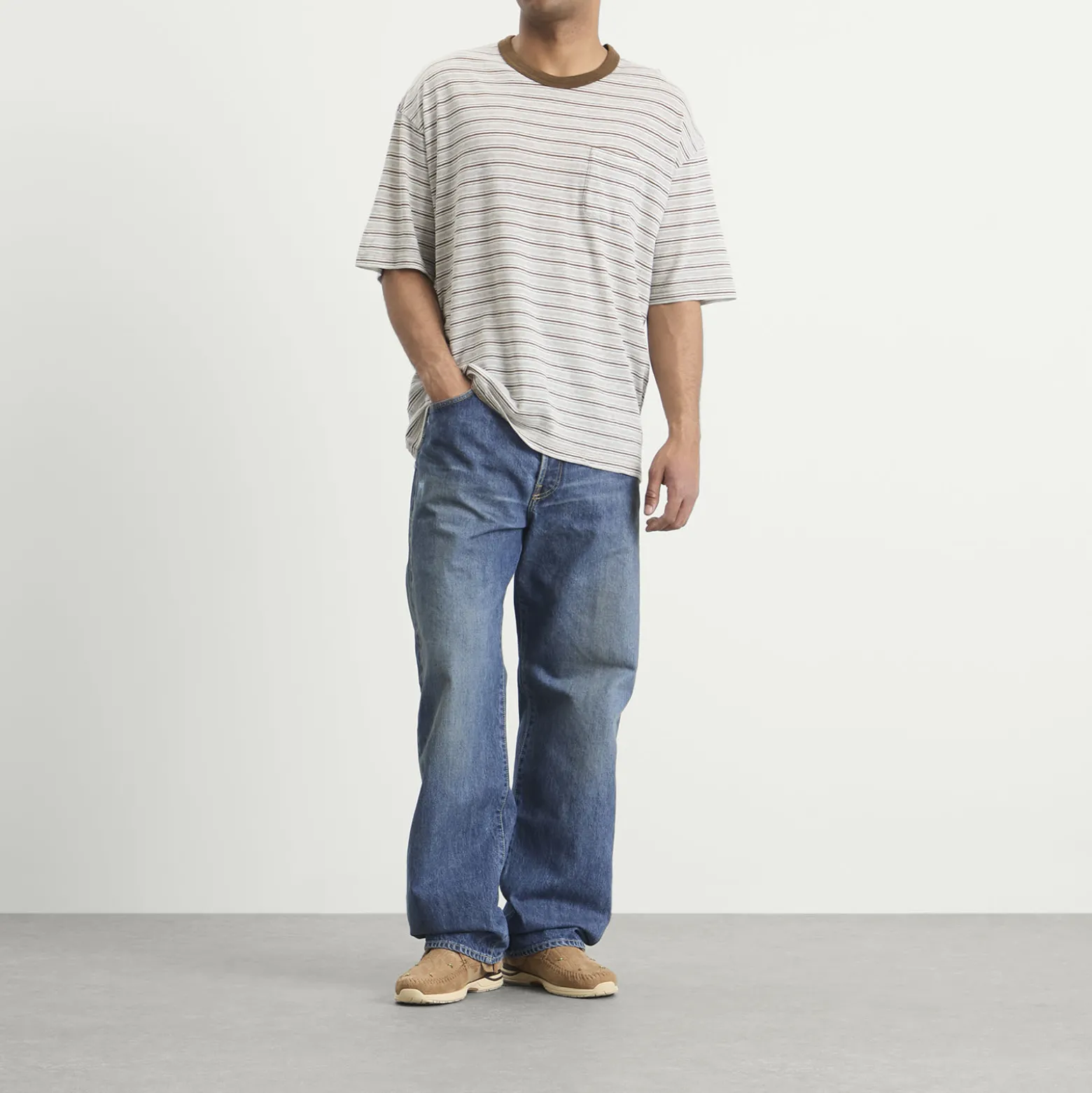 Visvim Mondo Border Stripe T-Shirt