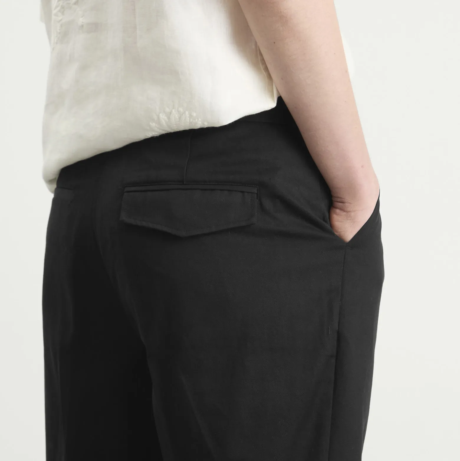 Wax London Aubyn Pleated Trousers