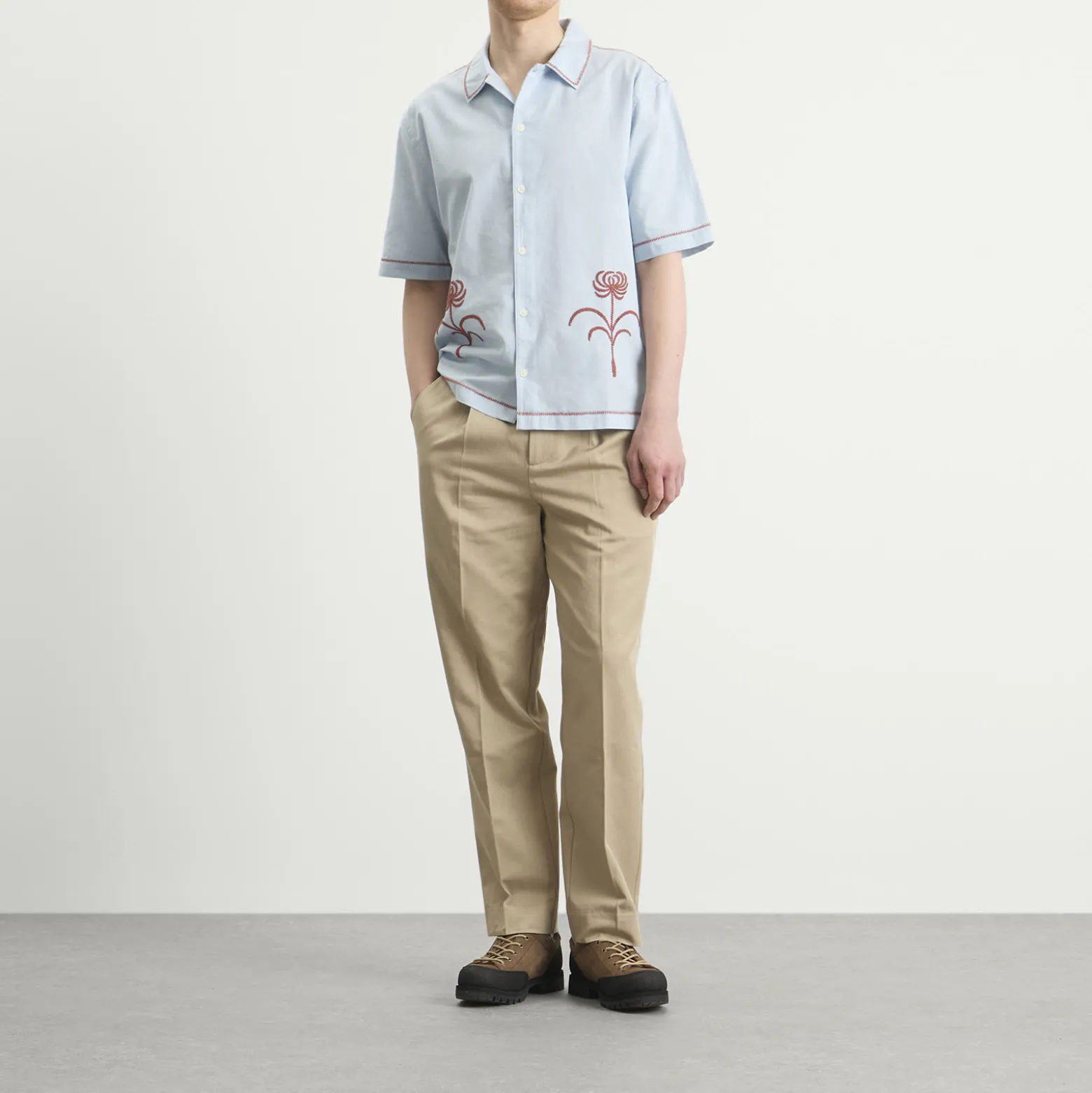 Wax London Aubyn Pleated Trousers