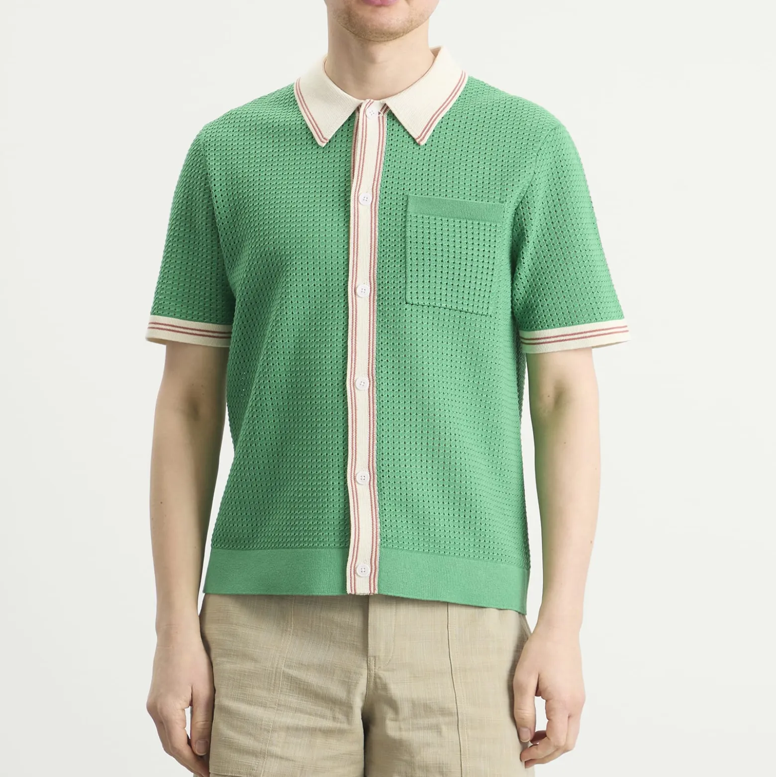 Wax London Belle Tipped Pointelle Shirt