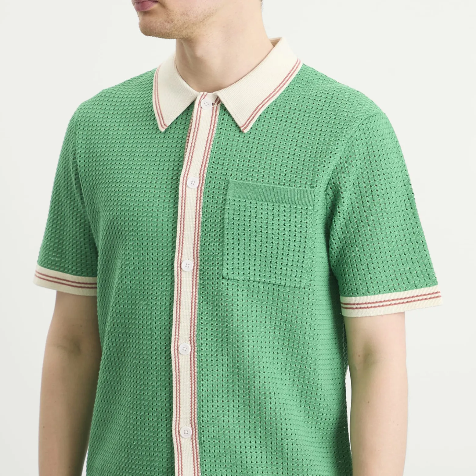 Wax London Belle Tipped Pointelle Shirt