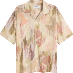 Wax London Didcot Corrigated Floral Vacation Shirt