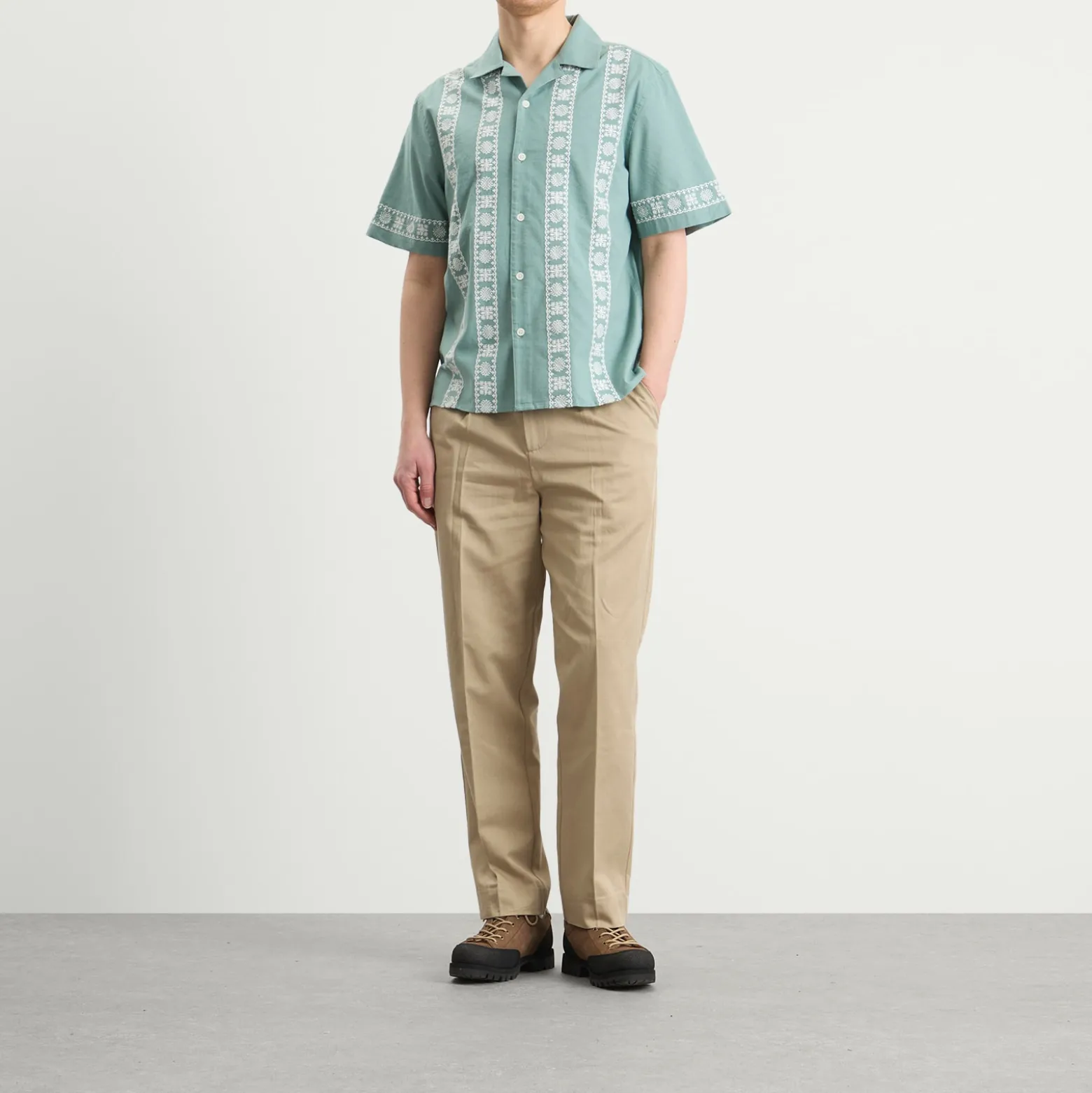 Wax London Didcot Placement Border Vacation Shirt