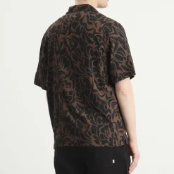 Wax London Didcot Two Tone Floral Vacation Shirt