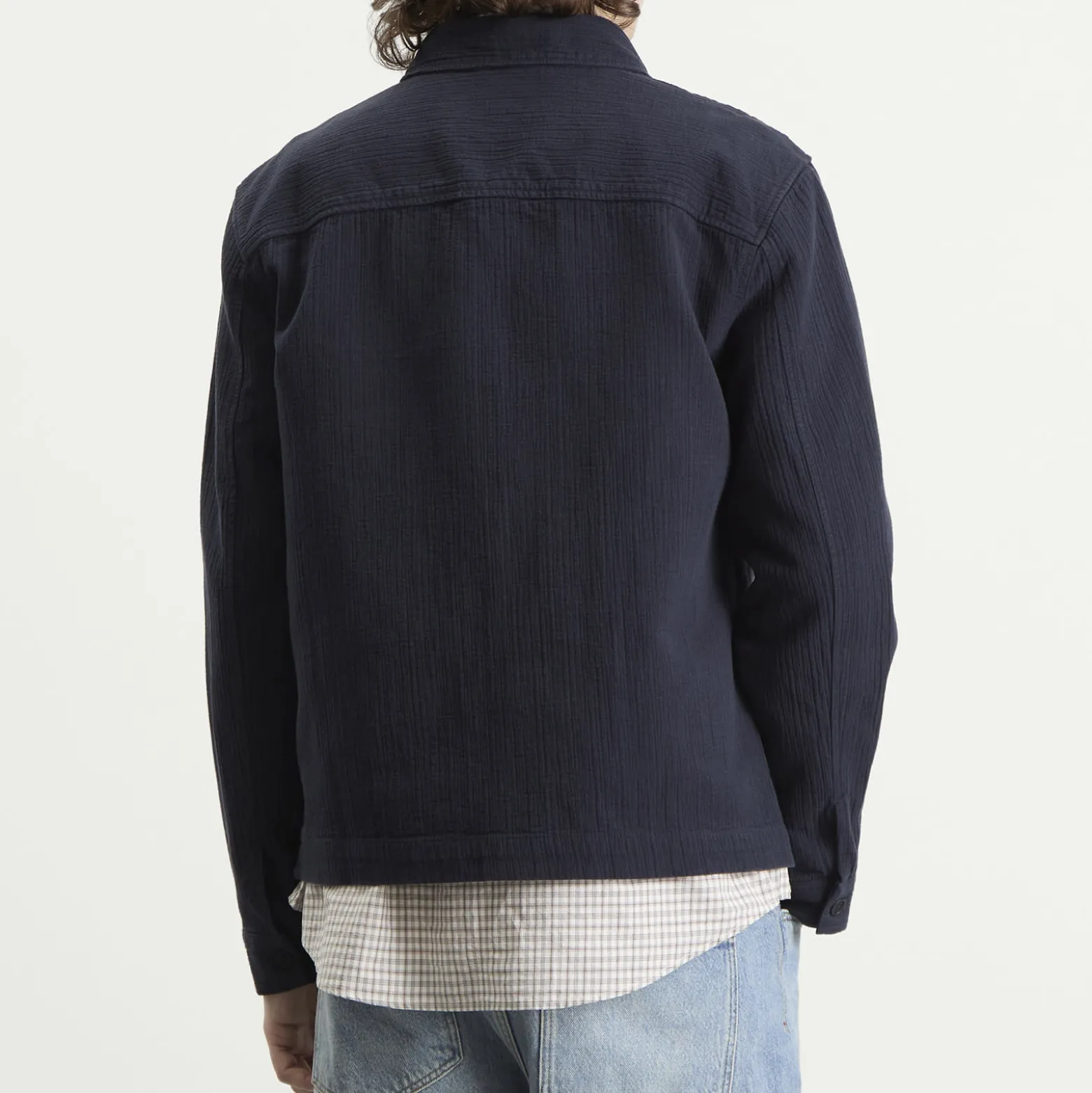 Wax London Eldon Cotton Linen Crinkle Jacket