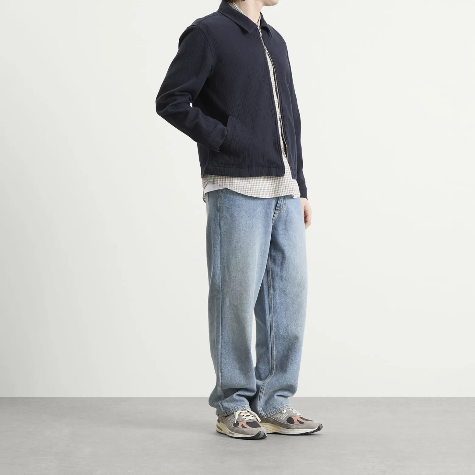Wax London Eldon Cotton Linen Crinkle Jacket