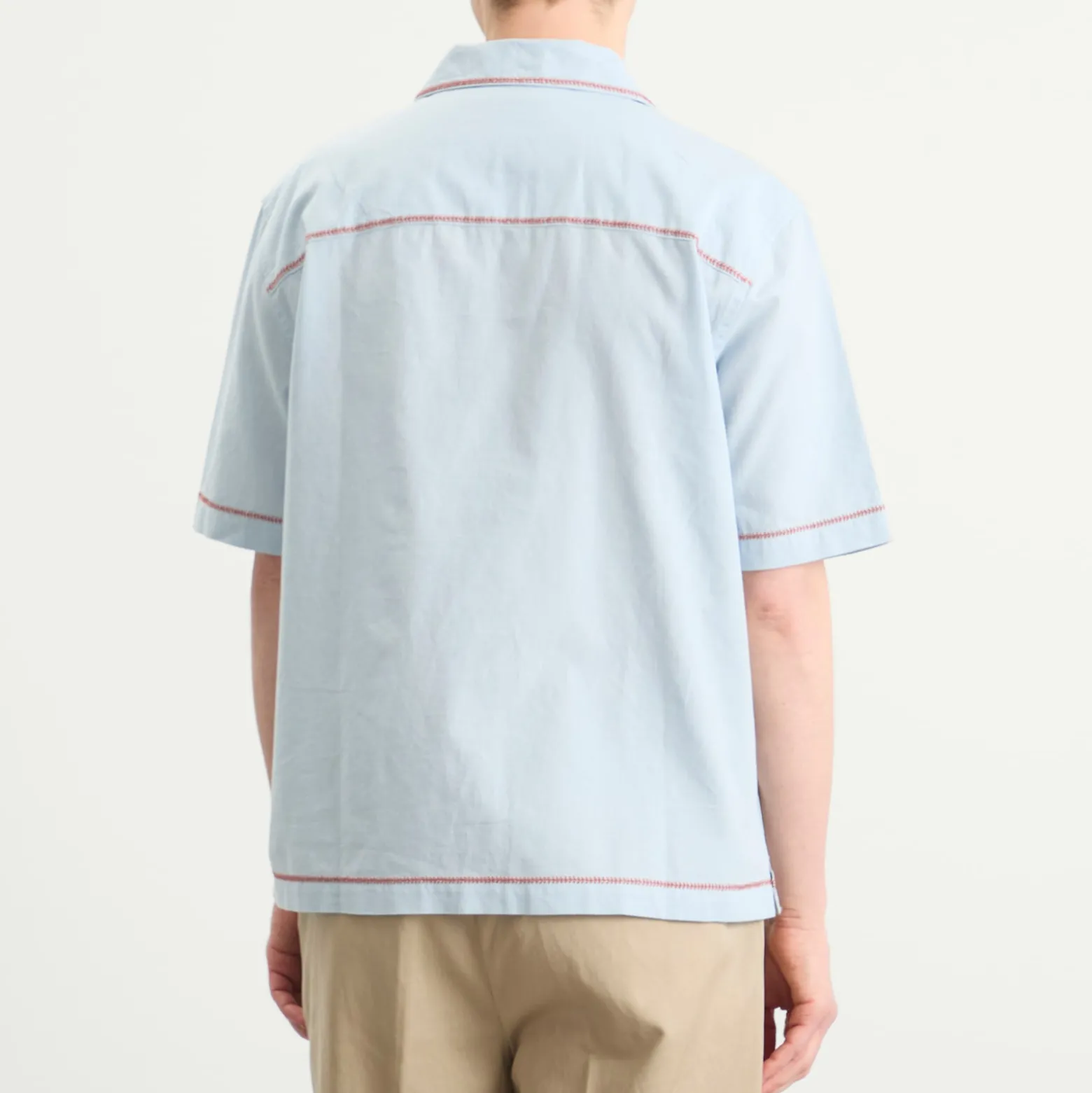 Wax London Keats Dahlia Embroidery Vacation Shirt