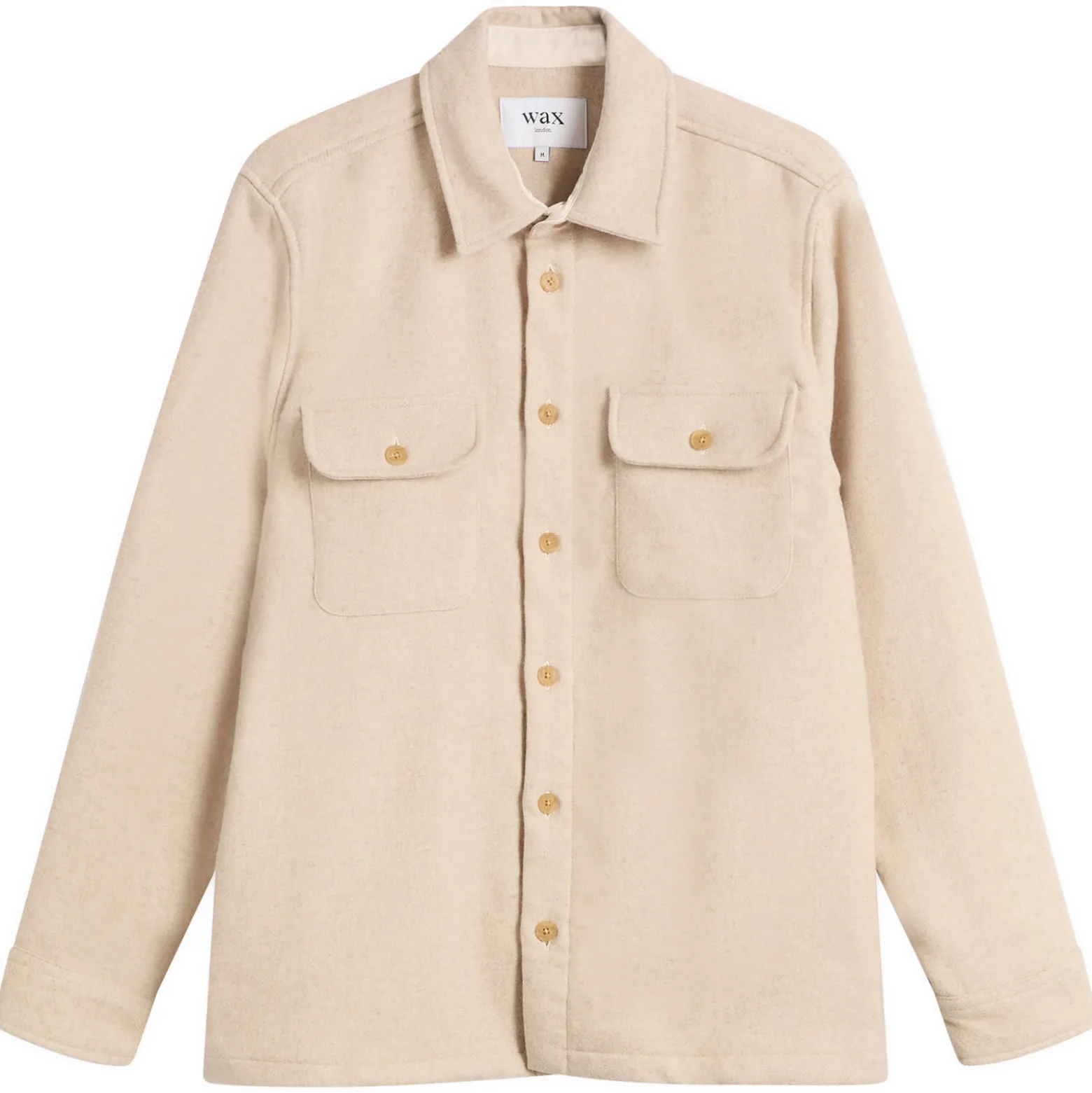 Wax London Lomond Thick Wool Blend Overshirt