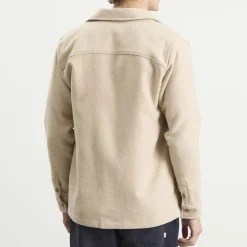 Wax London Lomond Thick Wool Blend Overshirt