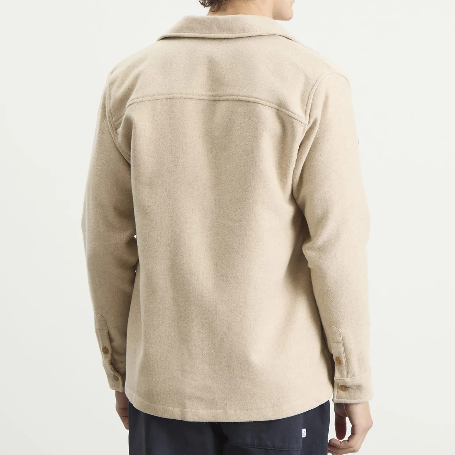 Wax London Lomond Thick Wool Blend Overshirt
